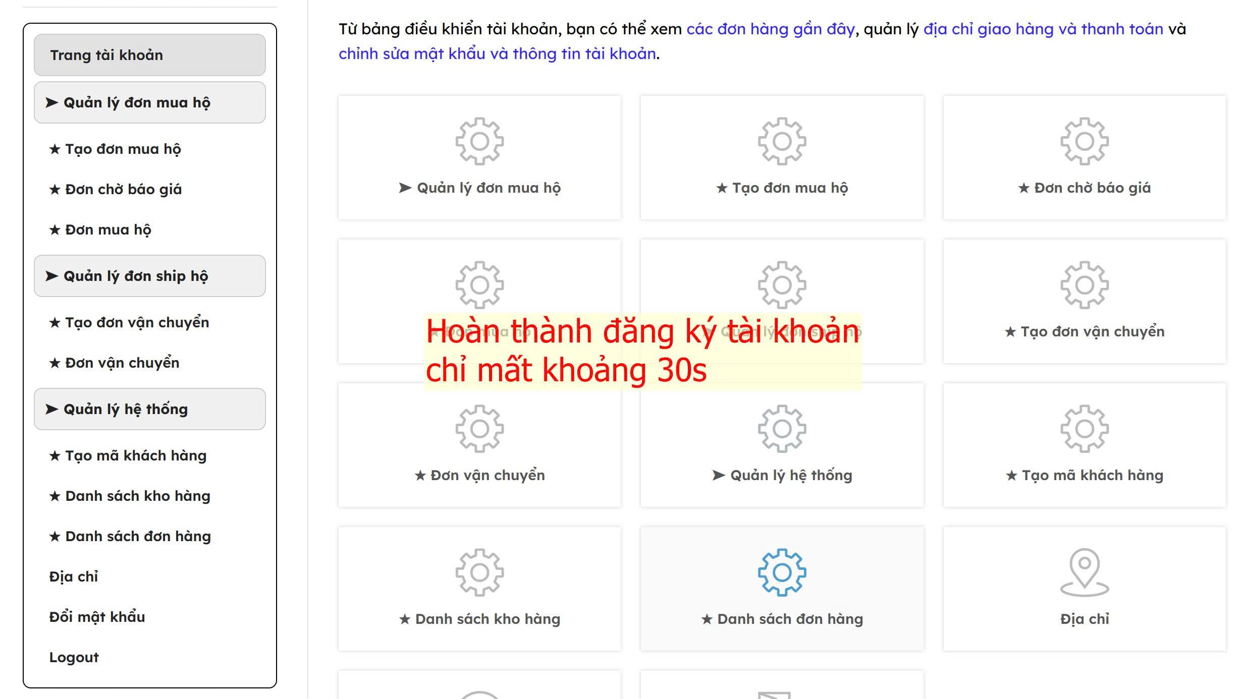 Hướng Dẫn Sử Dụng Hệ Thống Order 4 Hướng dẫn tạo tài khoản và sử dụng hệ thống order zship