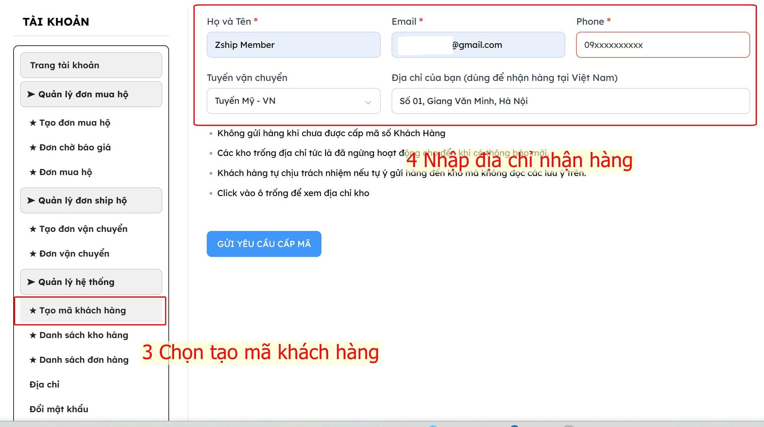 Hướng Dẫn Sử Dụng Hệ Thống Order 5 Quy Trình Sử Dụng Hệ Thống Zship Đặt Hàng Quốc Tế