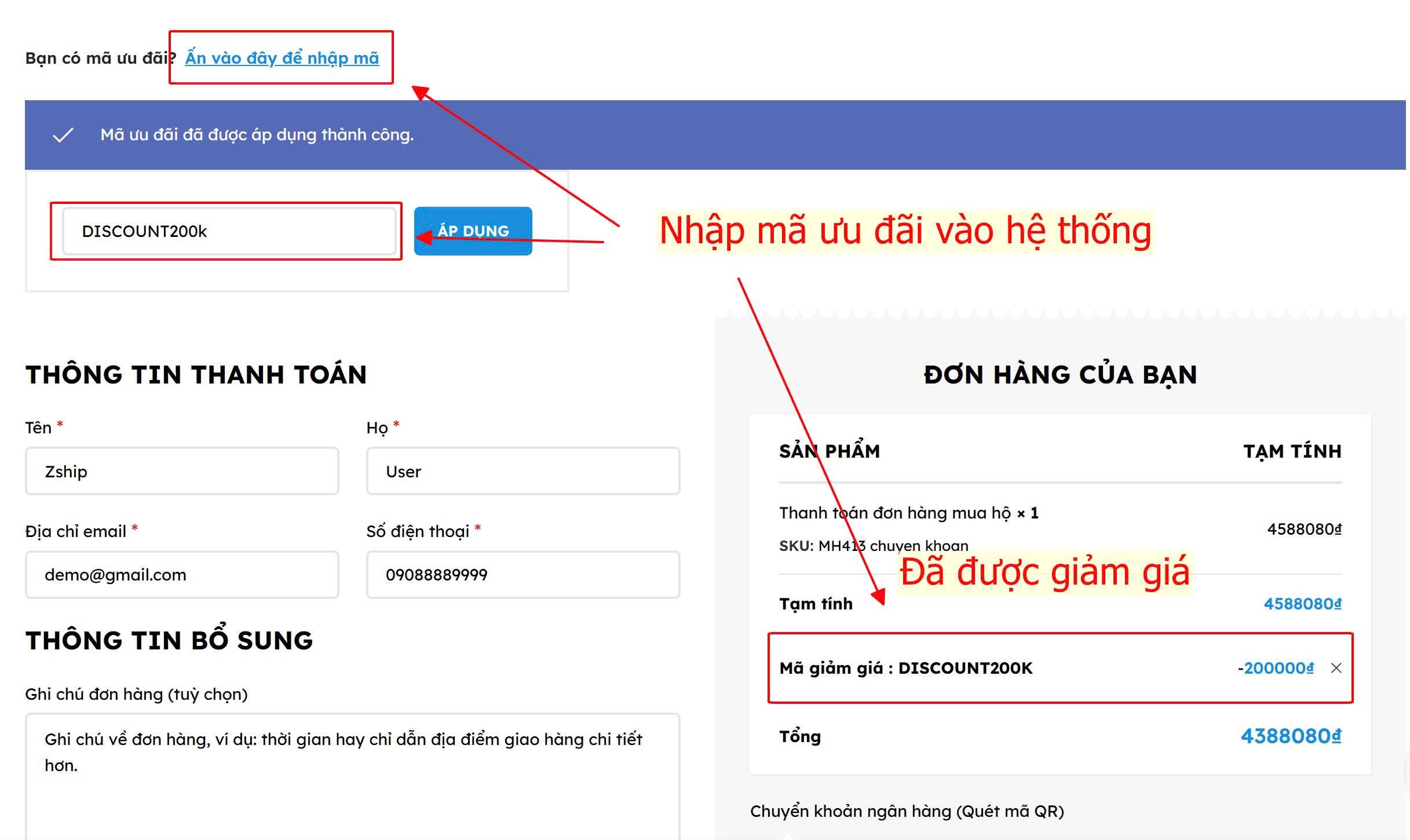 Hướng Dẫn Sử Dụng Mã Giảm Giá
