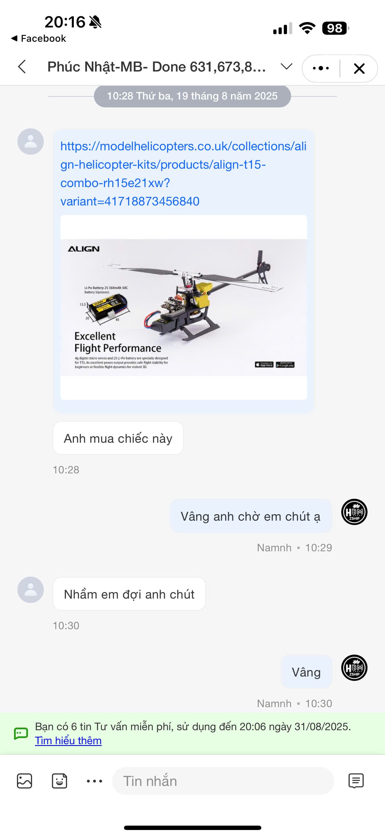 Đánh Giá Dịch Vụ Order 20 Review về dịch vụ của Zship Logistics