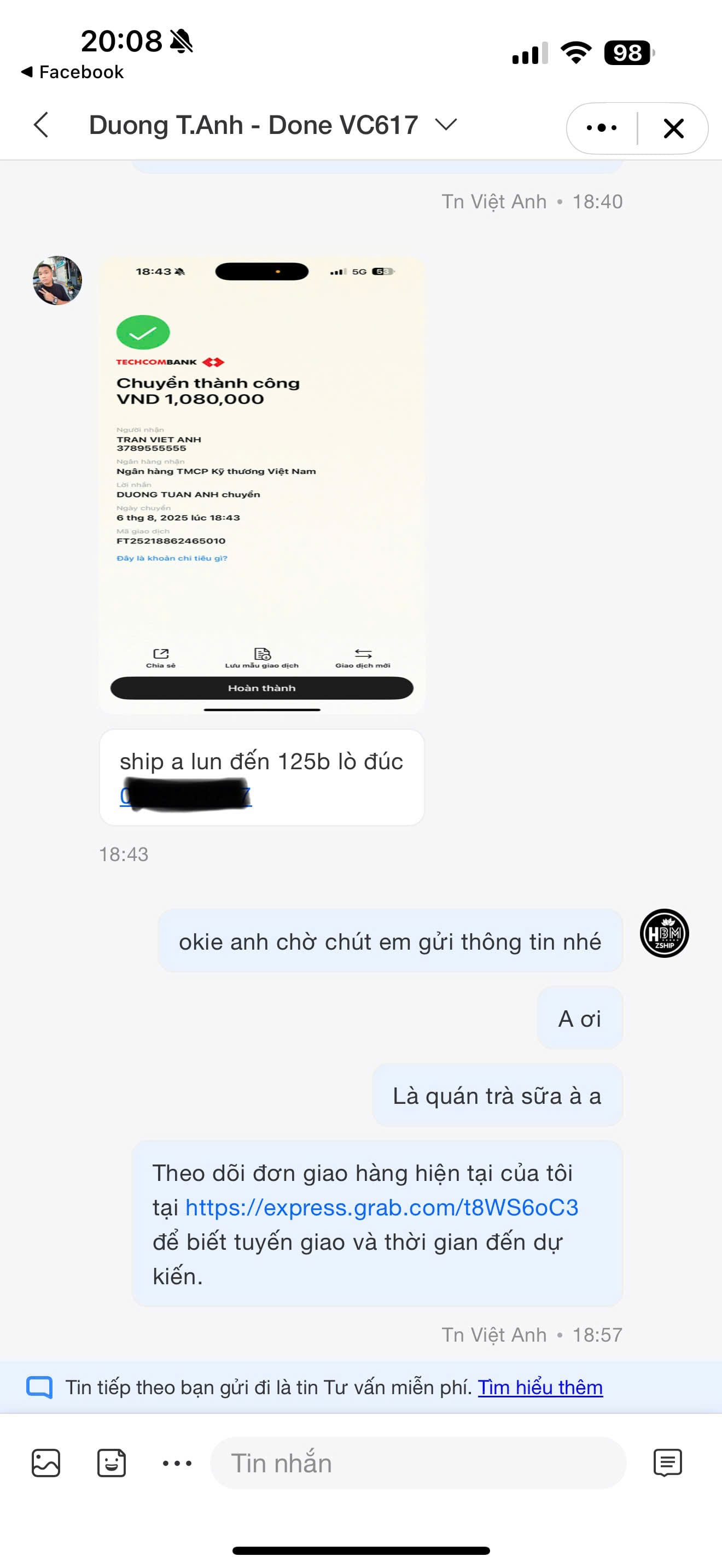 Đánh Giá Dịch Vụ Order 32 Review về dịch vụ của Zship Logistics