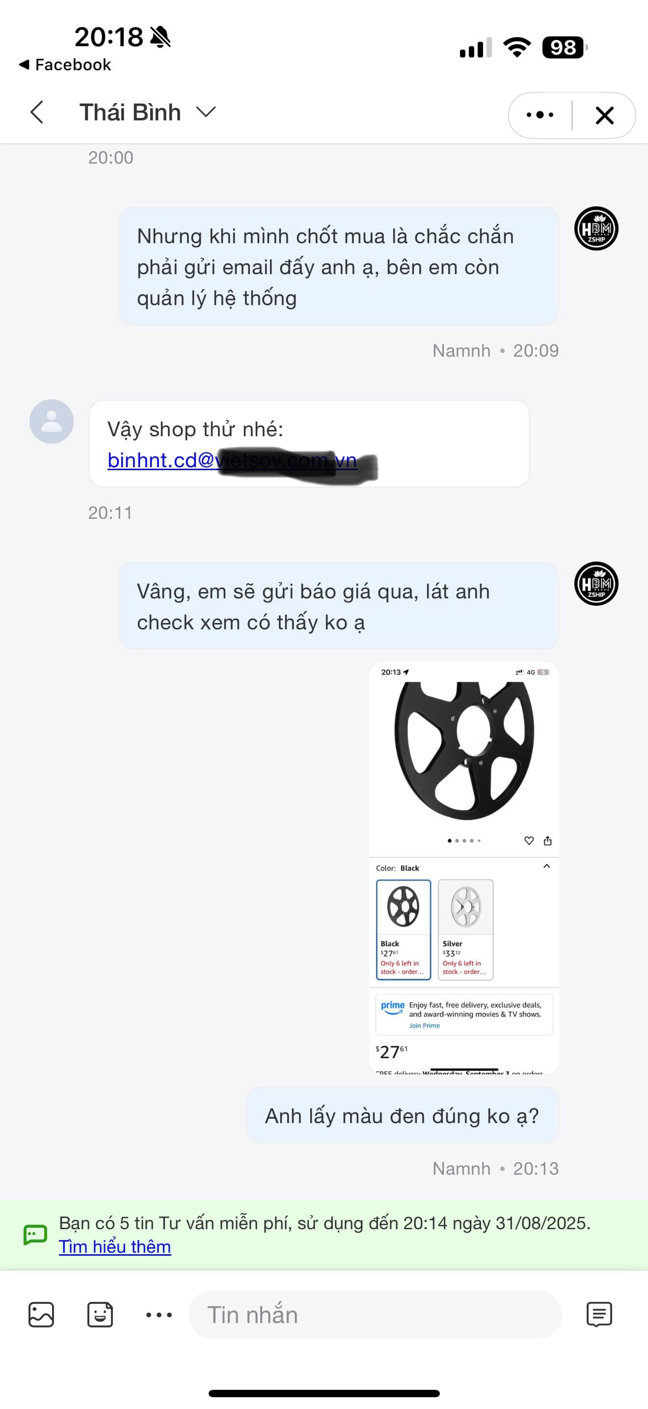 Đánh Giá Dịch Vụ Order 12 Review về dịch vụ của Zship Logistics