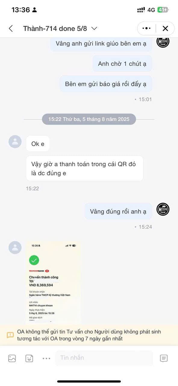 Đánh Giá Dịch Vụ Order 64 Review về dịch vụ của Zship Logistics