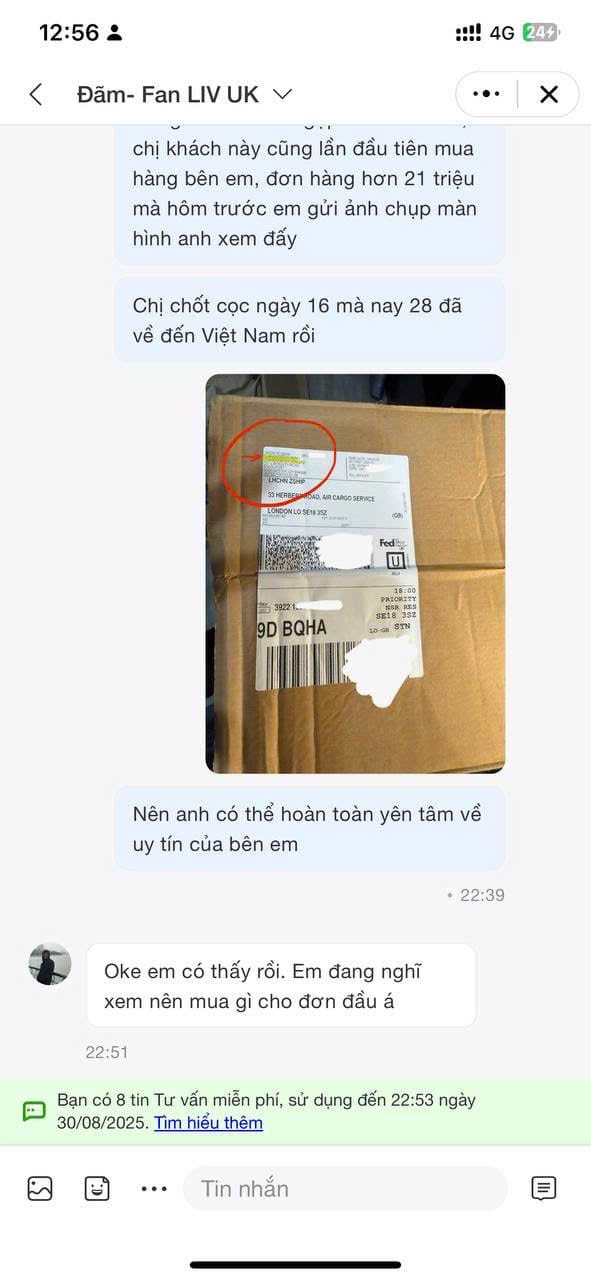Đánh Giá Dịch Vụ Order 67 Review về dịch vụ của Zship Logistics