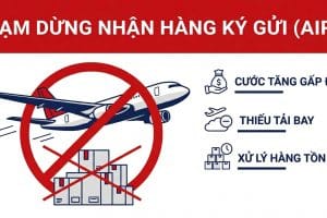 Thông báo tạm dừng nhận hàng ký gửi từ 15/04/2026