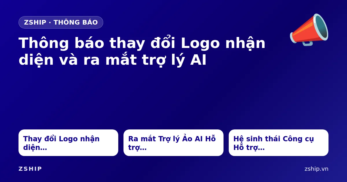 Home 31 Thông báo thay đổi Logo nhận diện và ra mắt trợ lý AI